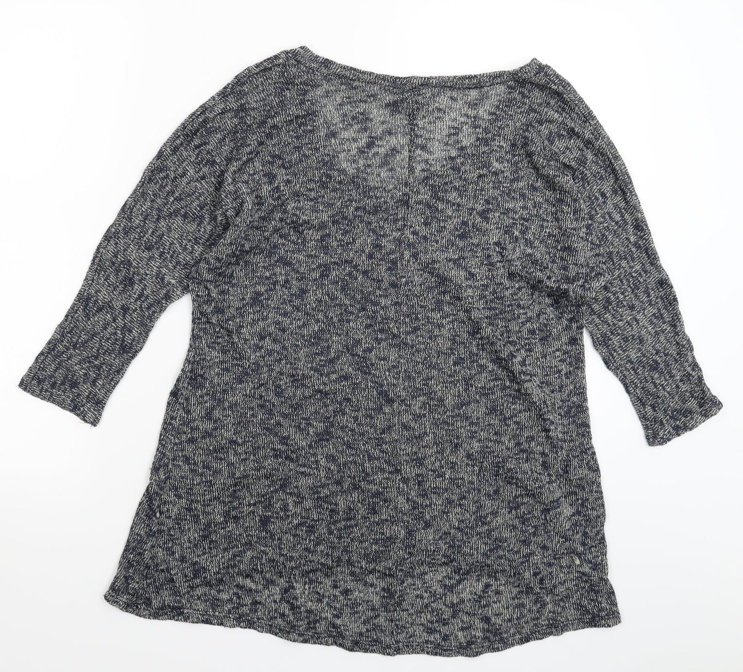 Sparkle & Fade Womens Blue  Knit Pullover Jumper Size S