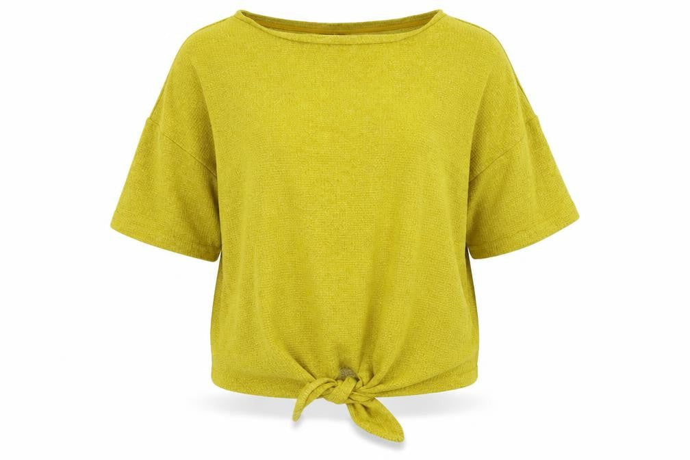 F&F Womens Yellow  Knit Pullover Jumper Size 14