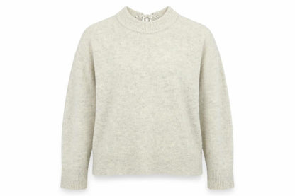 Mango Womens Grey  Knit Pullover Jumper Size S