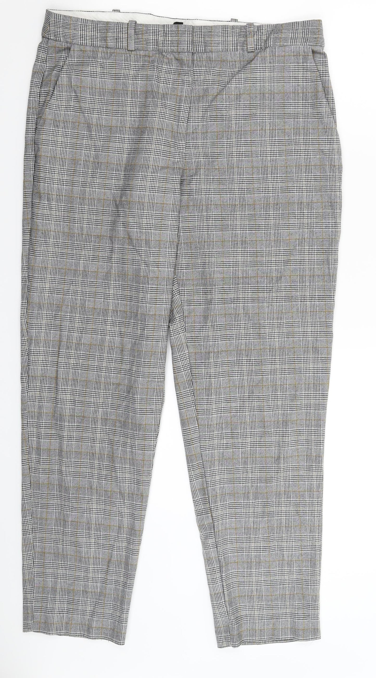 Preworn Womens Multicoloured Check  Trousers  Size 32 in L26 in