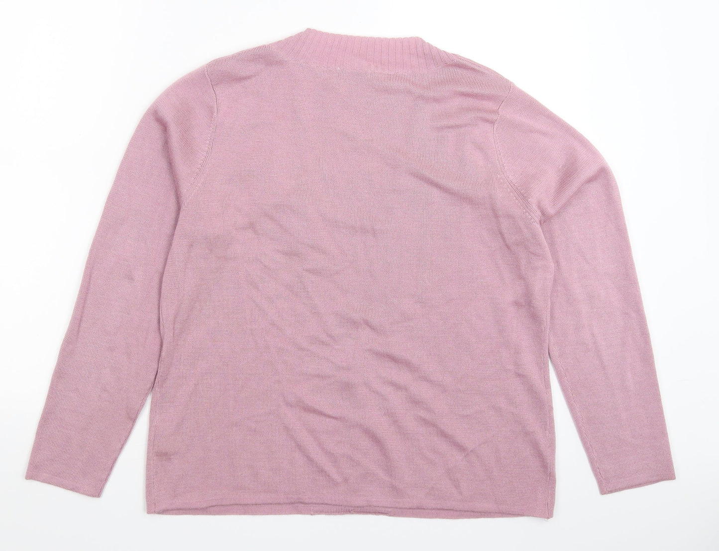 Damart Womens Pink  Knit Pullover Jumper Size 20
