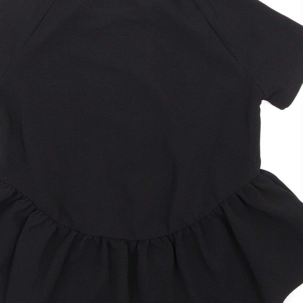 SHIEN Womens Black   Basic Blouse Size XS