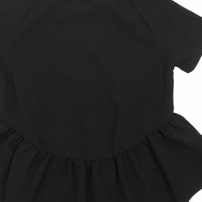 Preloved SHIEN Womens Black   Basic Blouse Size XS - Label