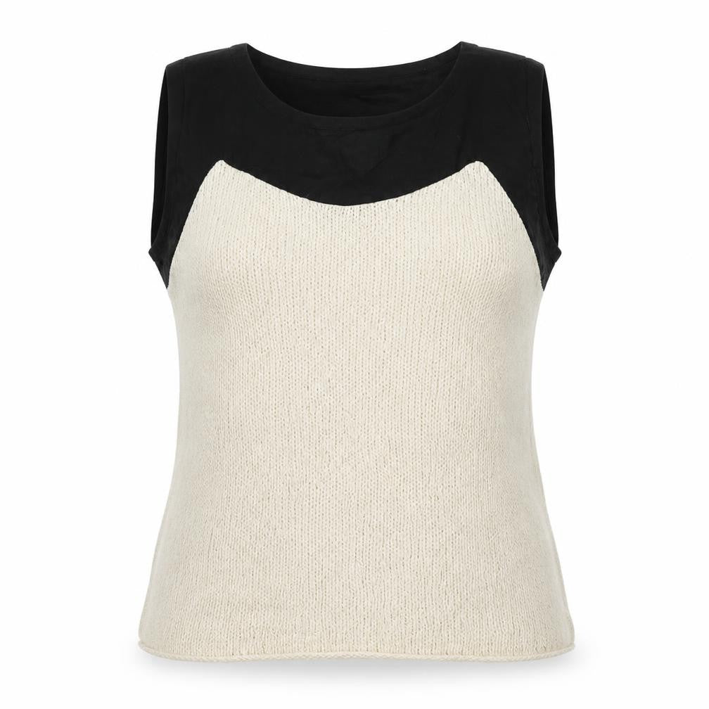La Confidence Womens Beige  Knit Pullover Jumper Size L