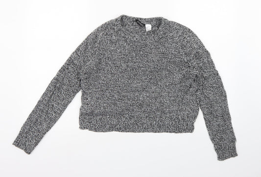 Divided by H&M Womens Black  Knit Pullover Jumper Size S