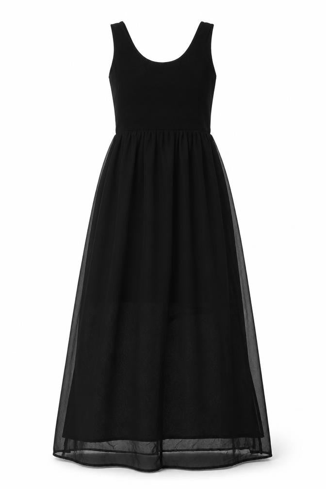 H&M Womens Black   Skater Dress  Size 4