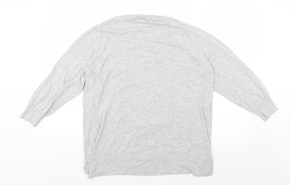 Next Womens Grey   Pullover Jumper Size 18