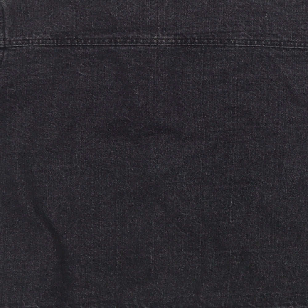 Daisy Street Womens Black  Denim Jacket  Size XS