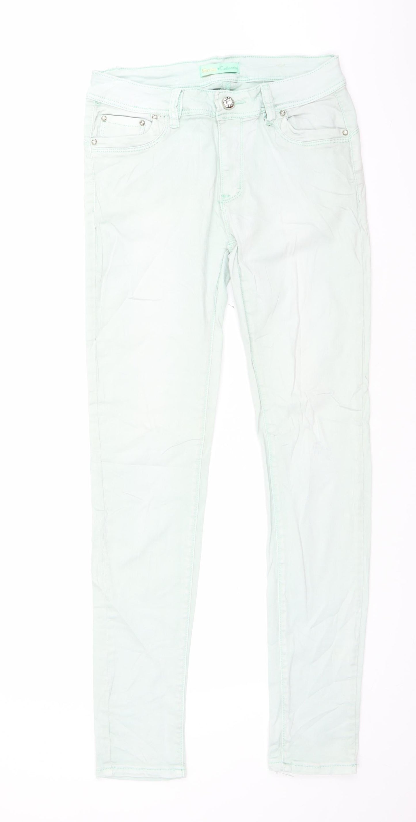 Monday Womens Green  Denim Straight Jeans Size 29 in L29 in