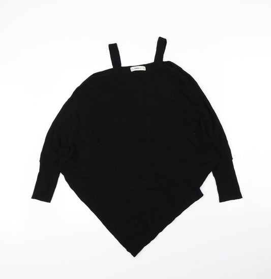 Zara Womens Black   Pullover Jumper Size S