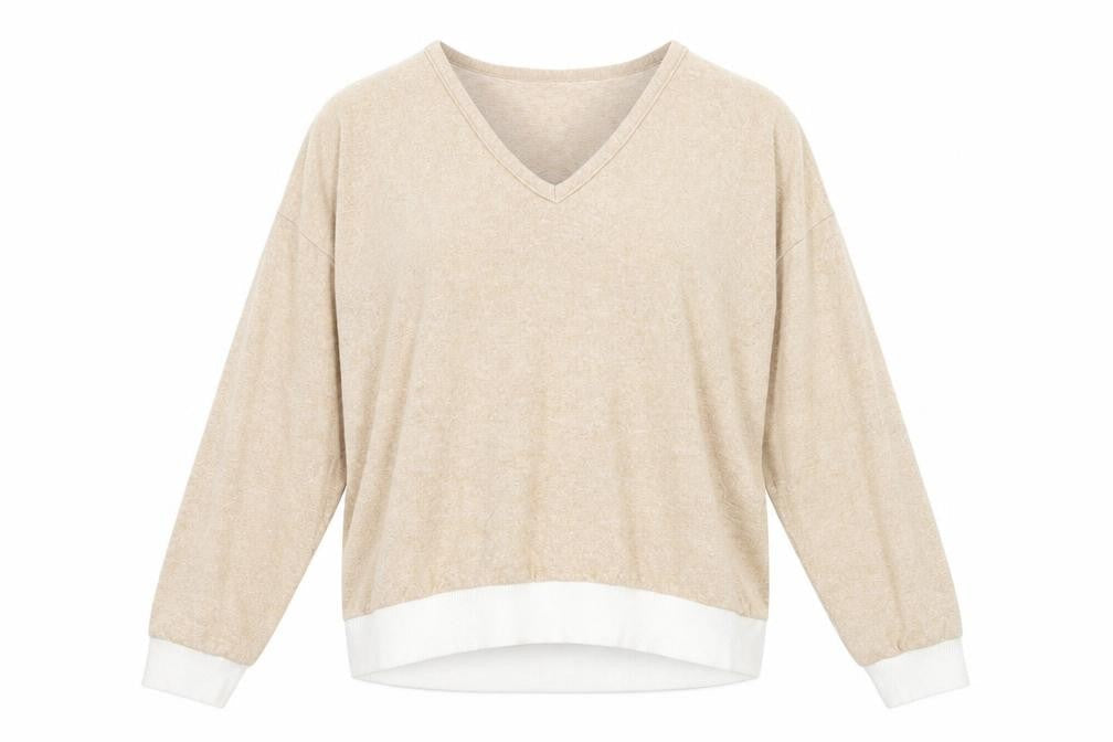 Boohoo Womens Beige   Pullover Jumper Size L