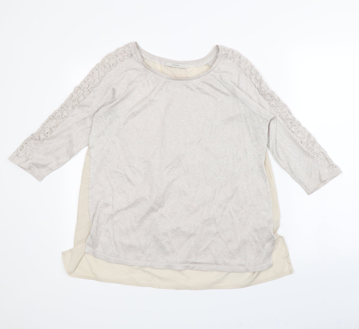 George Womens Ivory   Pullover Jumper Size 12