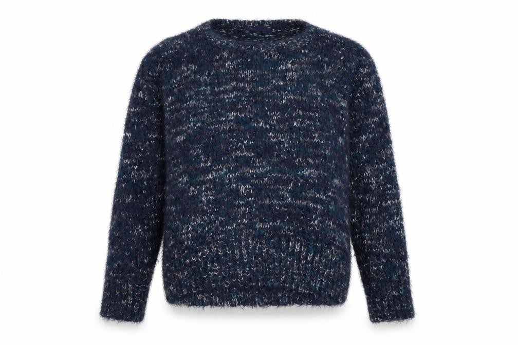 Isle Womens Blue   Pullover Jumper Size M