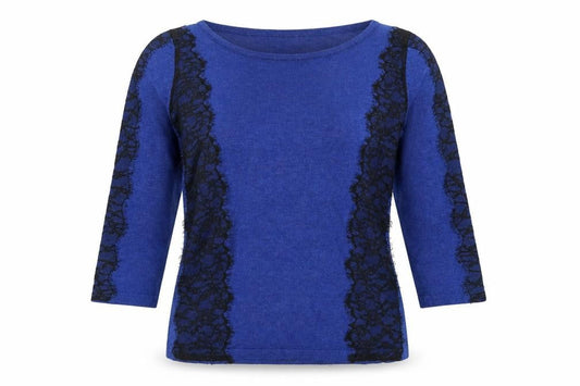 Kaliko Womens Blue   Pullover Sweatshirt Size 12