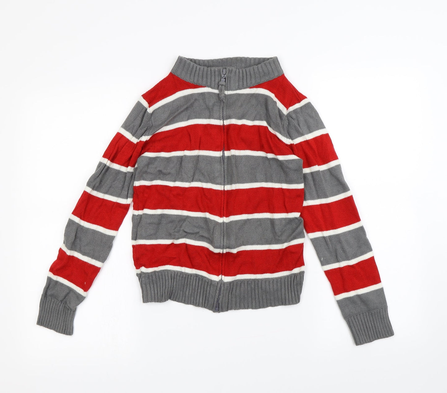 Preworn Boys Multicoloured Striped  Jacket  Size 12 Years