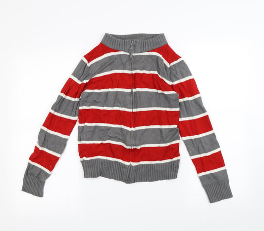 Preworn Boys Multicoloured Striped  Jacket  Size 12 Years