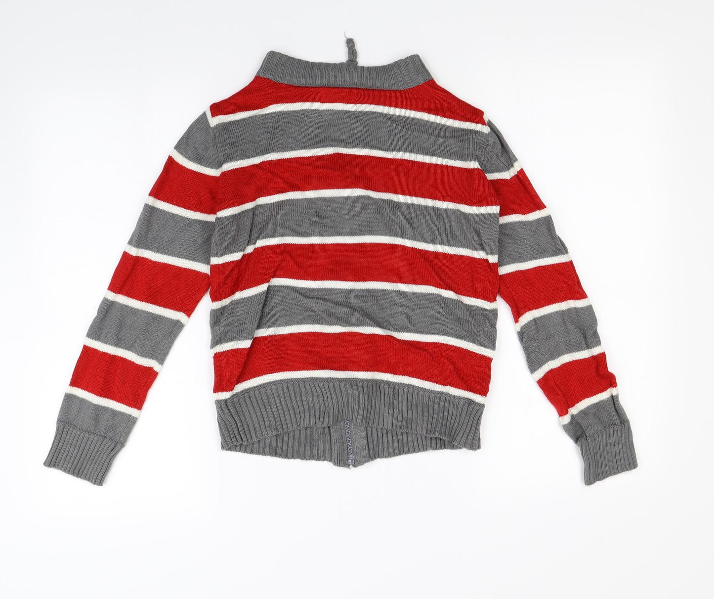Preworn Boys Multicoloured Striped  Jacket  Size 12 Years