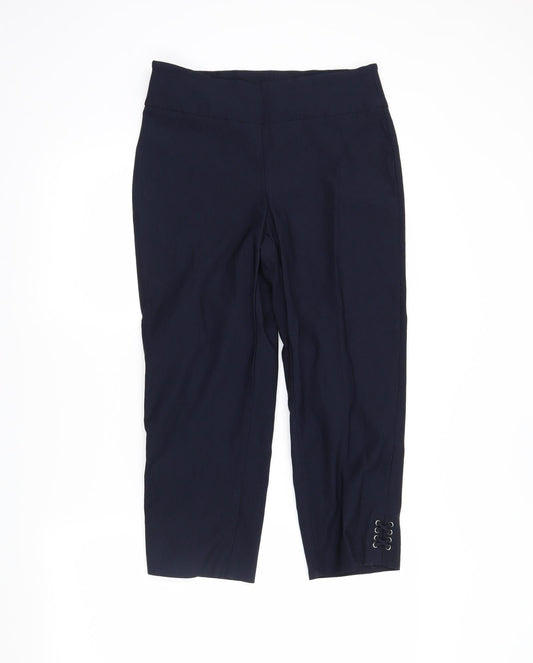 Denver Hayes Womens Blue   Pedal Pusher Trousers Size 6 L21 in