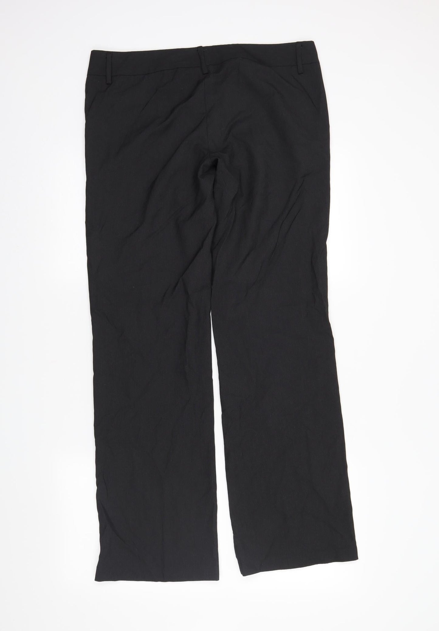 Sisley Womens Grey   Trousers  Size 14 L31 in