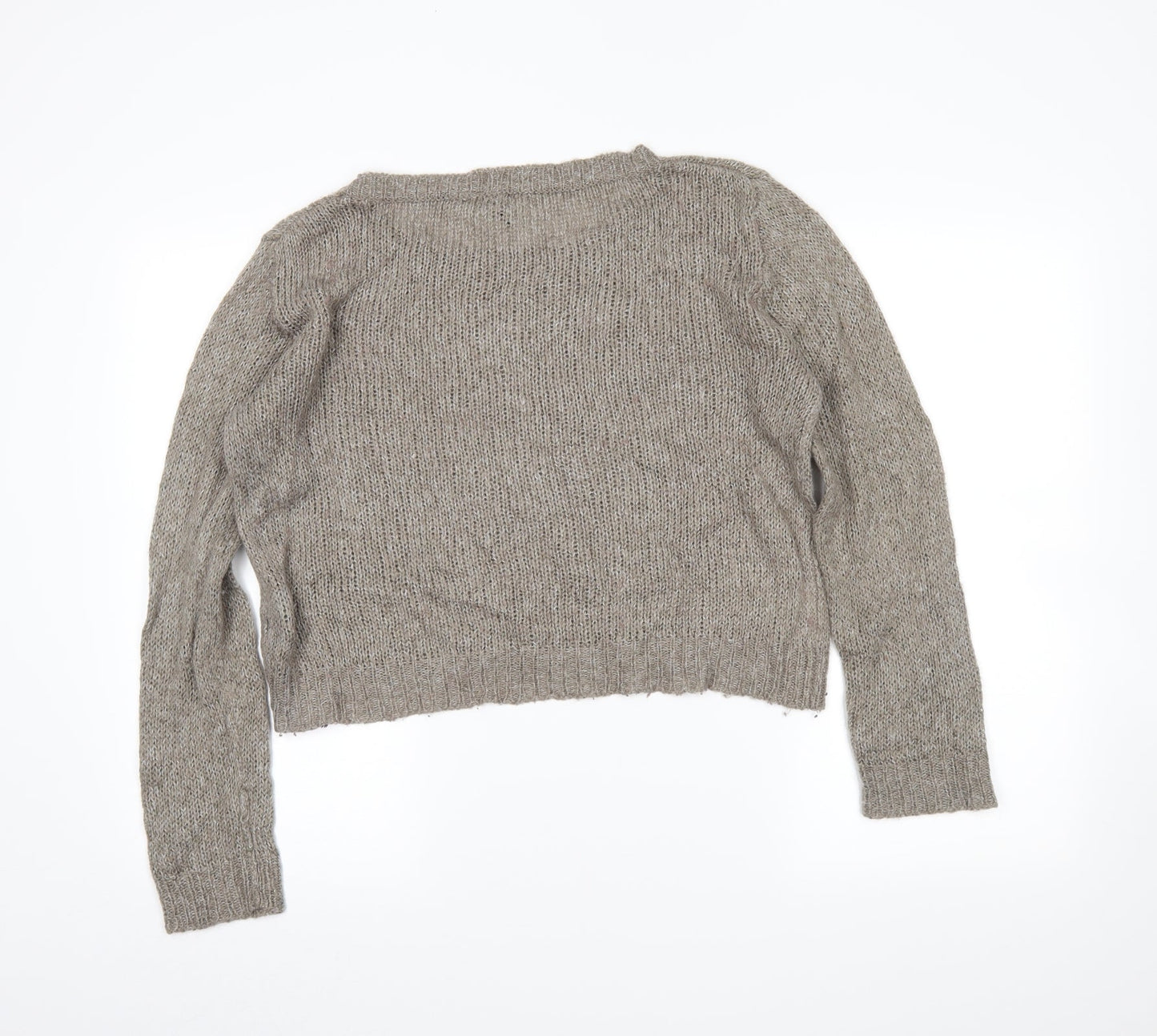H&M Womens Brown   Pullover Jumper Size M