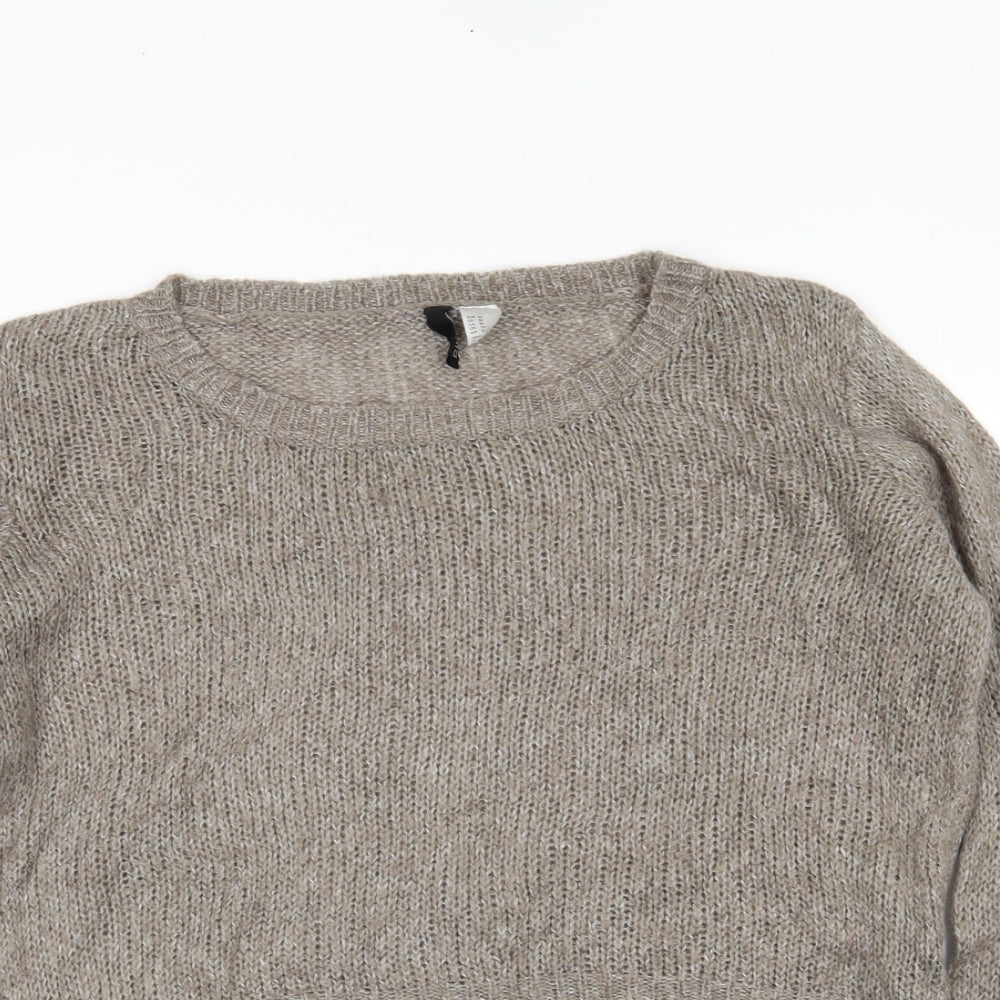 H&M Womens Brown   Pullover Jumper Size M