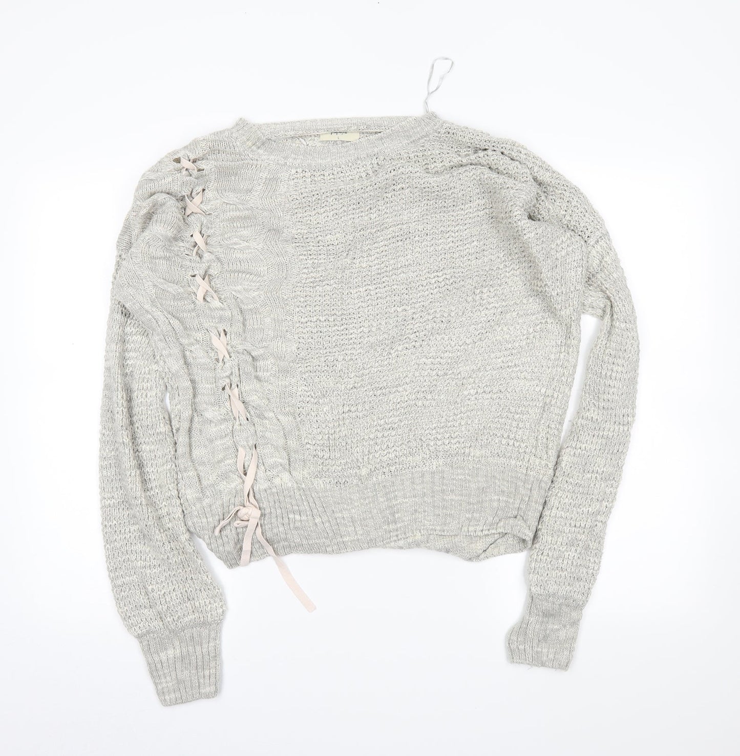Papaya Womens Grey   Pullover Jumper Size L