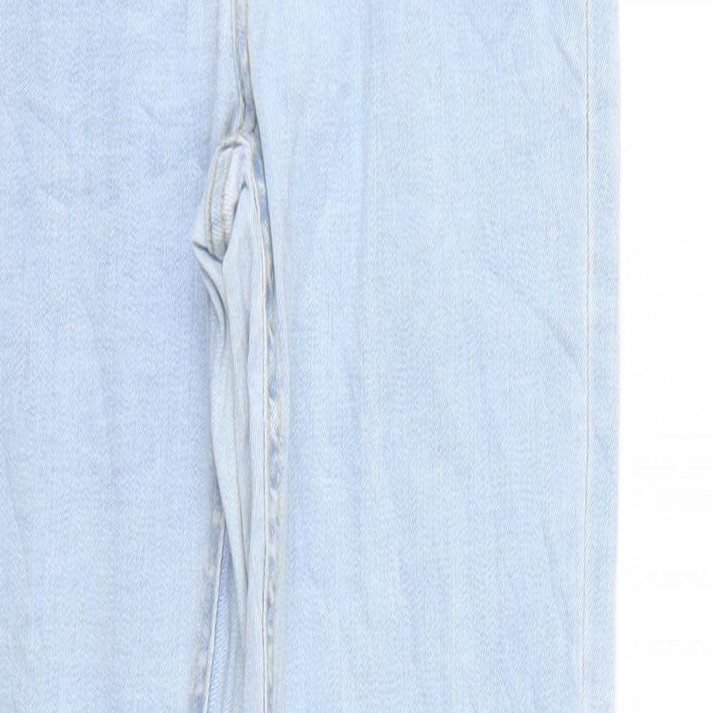 Bik Bok Womens Blue  Denim Tapered Jeans Size S L26 in