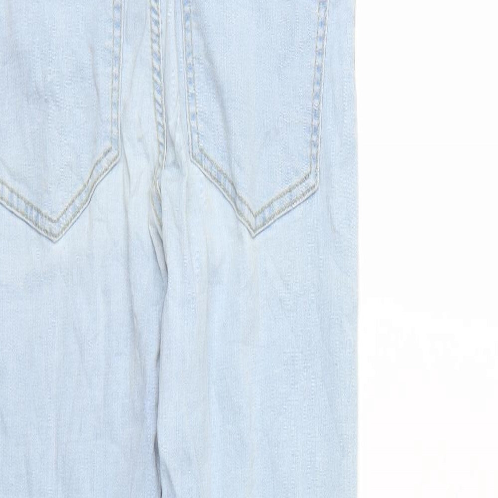 Bik Bok Womens Blue  Denim Tapered Jeans Size S L26 in