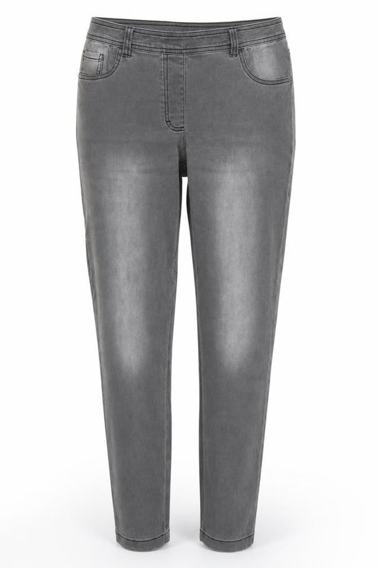 Punt Roma Womens Grey  Denim Jegging Jeans Size M L26 in - Elastic Waist