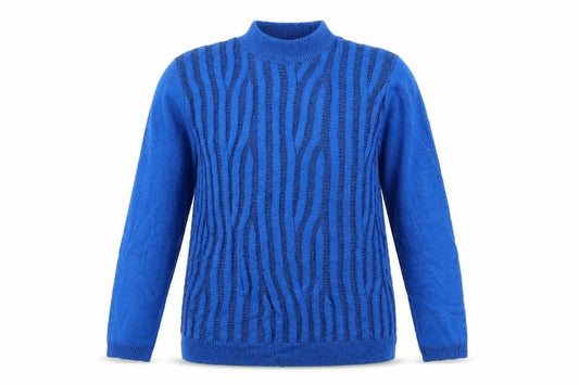 Classics Womens Blue Striped  Pullover Jumper Size L