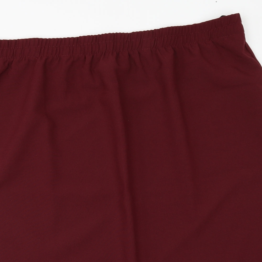 Preworn Womens Red   A-Line Skirt Size 26