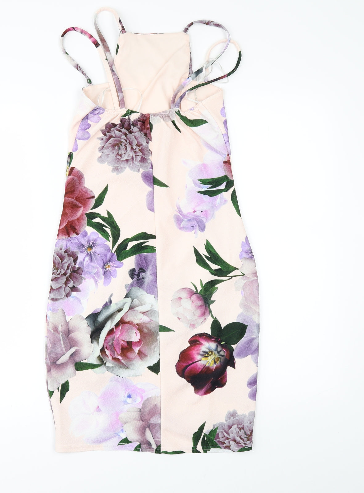 Select Womens Purple Floral  Mini  Size 12