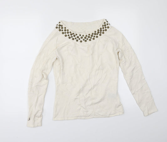 Preworn Womens Ivory   Pullover Jumper Size M