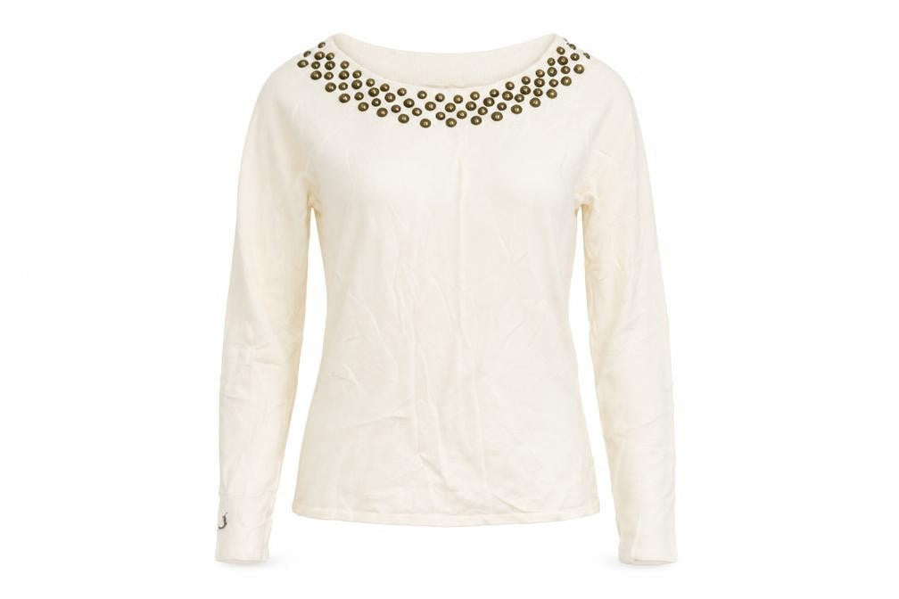 Preworn Womens Ivory   Pullover Jumper Size M