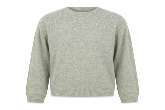 H&M Girls Green  Knit Pullover Jumper Size 11-12 Years
