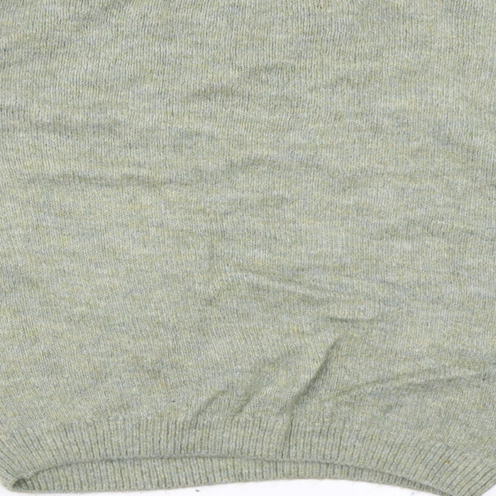 H&M Girls Green  Knit Pullover Jumper Size 11-12 Years