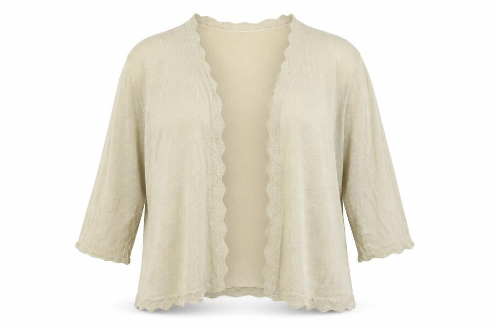 Le Bon Marché Womens Gold   Cardigan Jumper Size XL