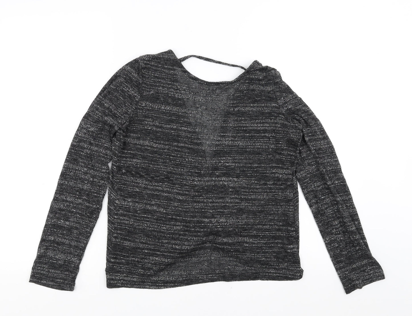 Glamorous Womens Grey   Pullover Jumper Size 8  - open back twist