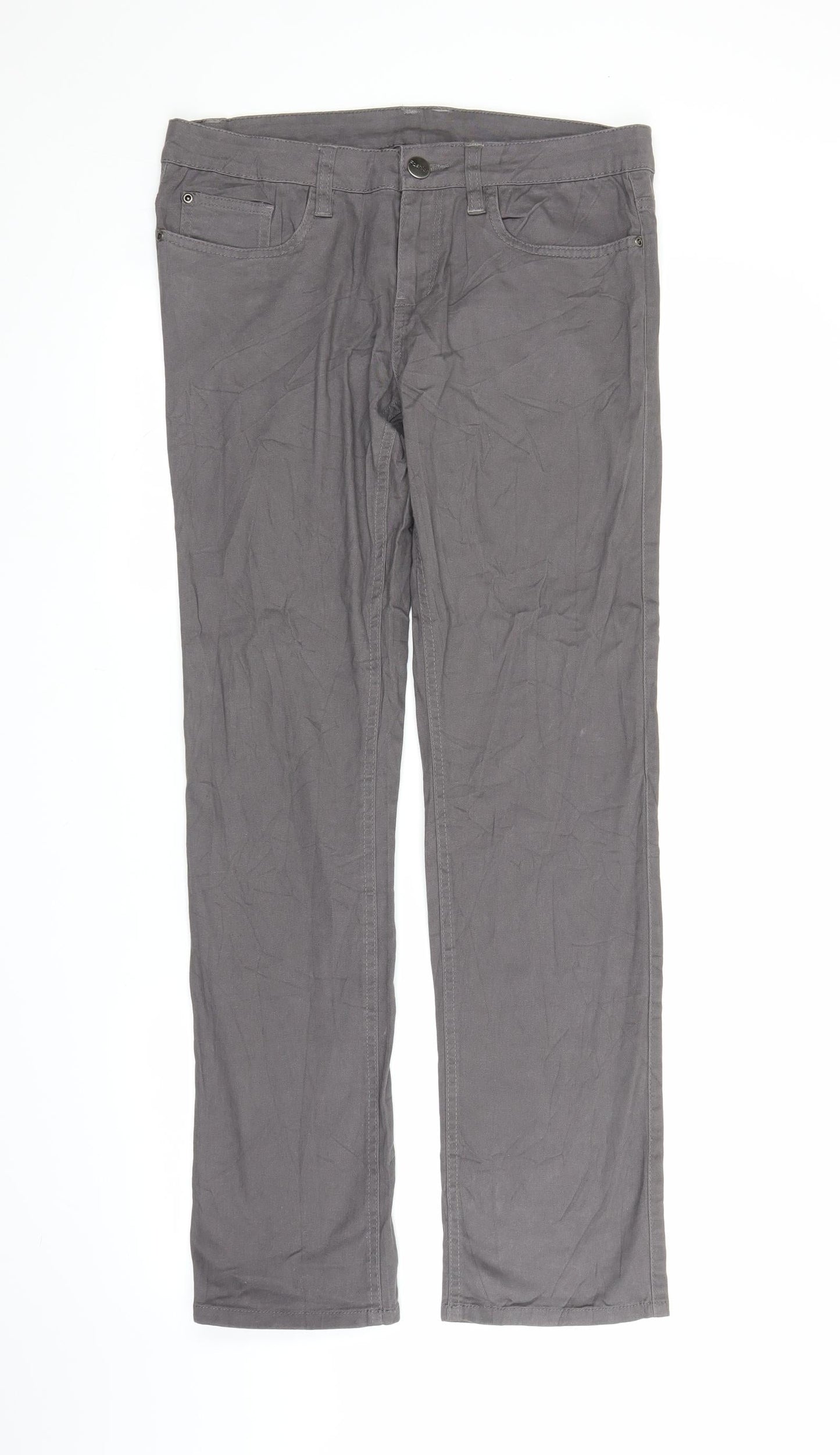 Infinity Womens Grey   Carpenter Trousers Size 12 L29 in