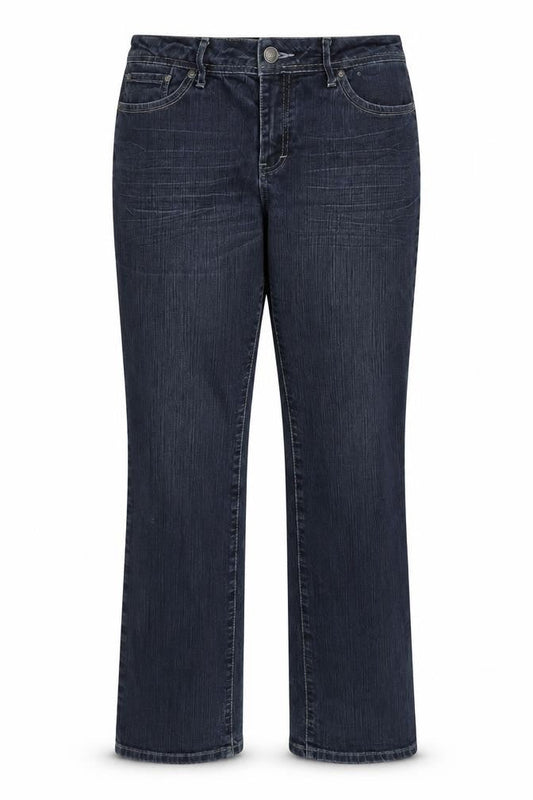 Multiblu Womens Blue  Denim Straight Jeans Size 40 in L32 in
