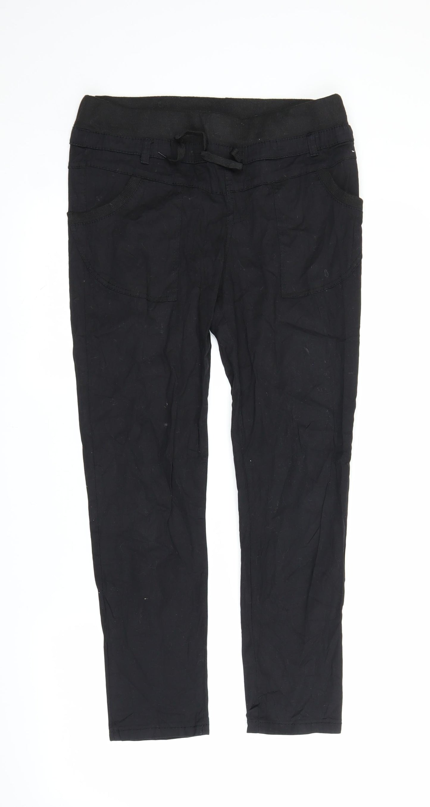 Preworn Womens Black   Capri Trousers Size M L24 in