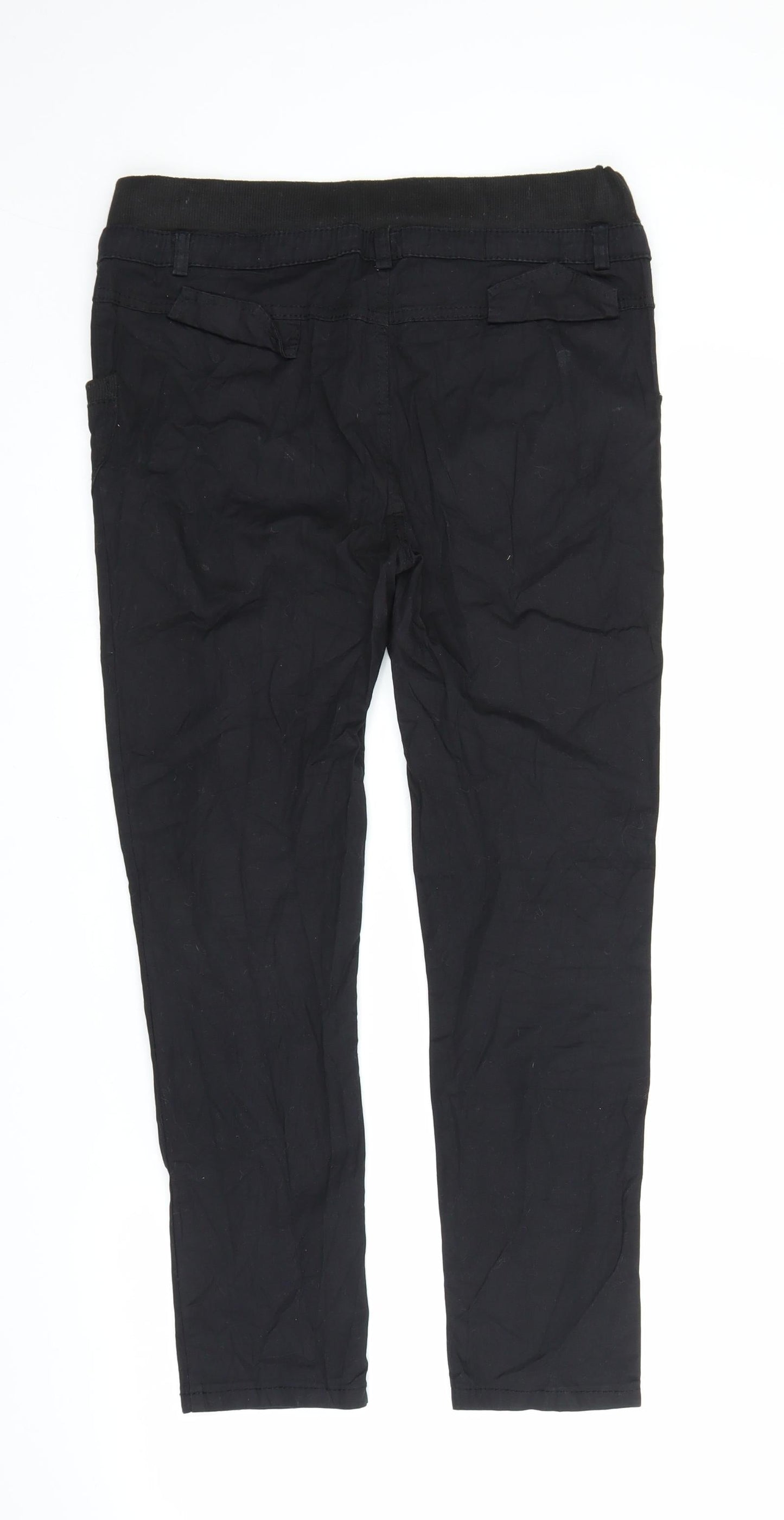 Preworn Womens Black   Capri Trousers Size M L24 in