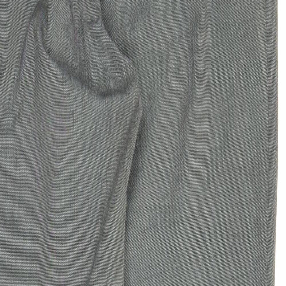 New Look Womens Grey   Carrot Trousers Size 12 L26 in