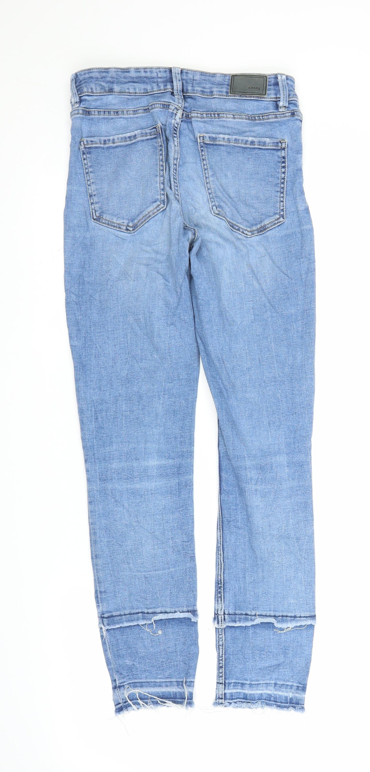 Sinsay Womens Blue  Denim Boyfriend Jeans Size 6 L26 in