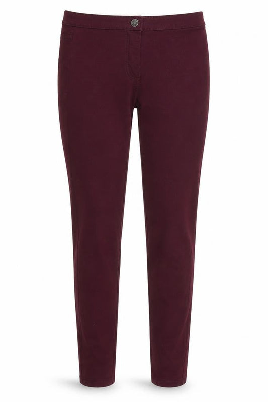 DENIM AND CO Womens Red   Skinny Jeans Size 8 L27 in