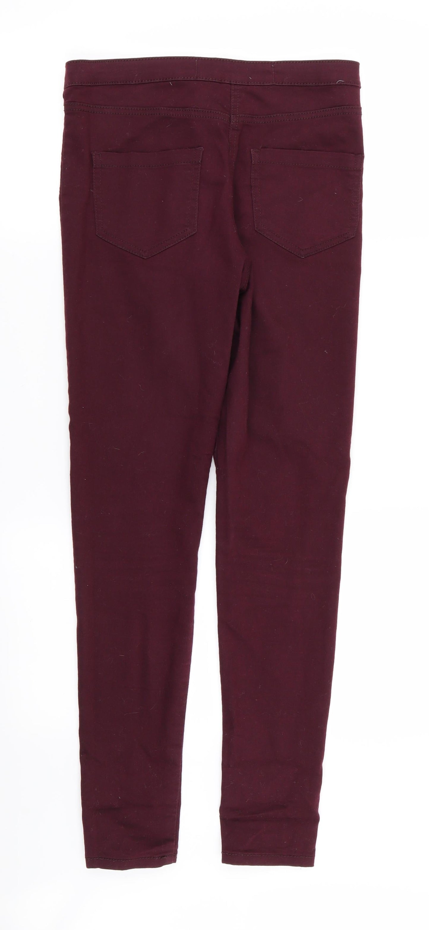 DENIM AND CO Womens Red   Skinny Jeans Size 8 L27 in