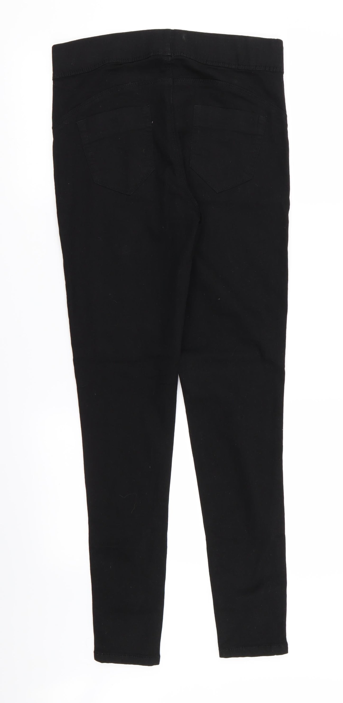 DENIM AND CO Womens Black   Jegging Leggings Size 12 L30 in - Stretch waistband