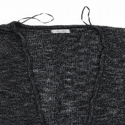 Preloved cellers Womens Black   Cardigan Jumper Size 10 - Detail