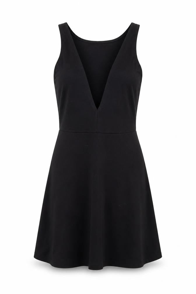 H&M Womens Black   Fit & Flare  Size 4