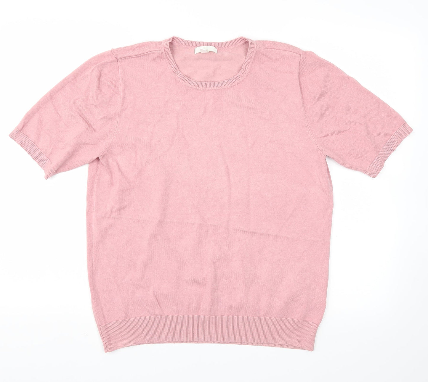 H&M Womens Pink   Basic T-Shirt Size M